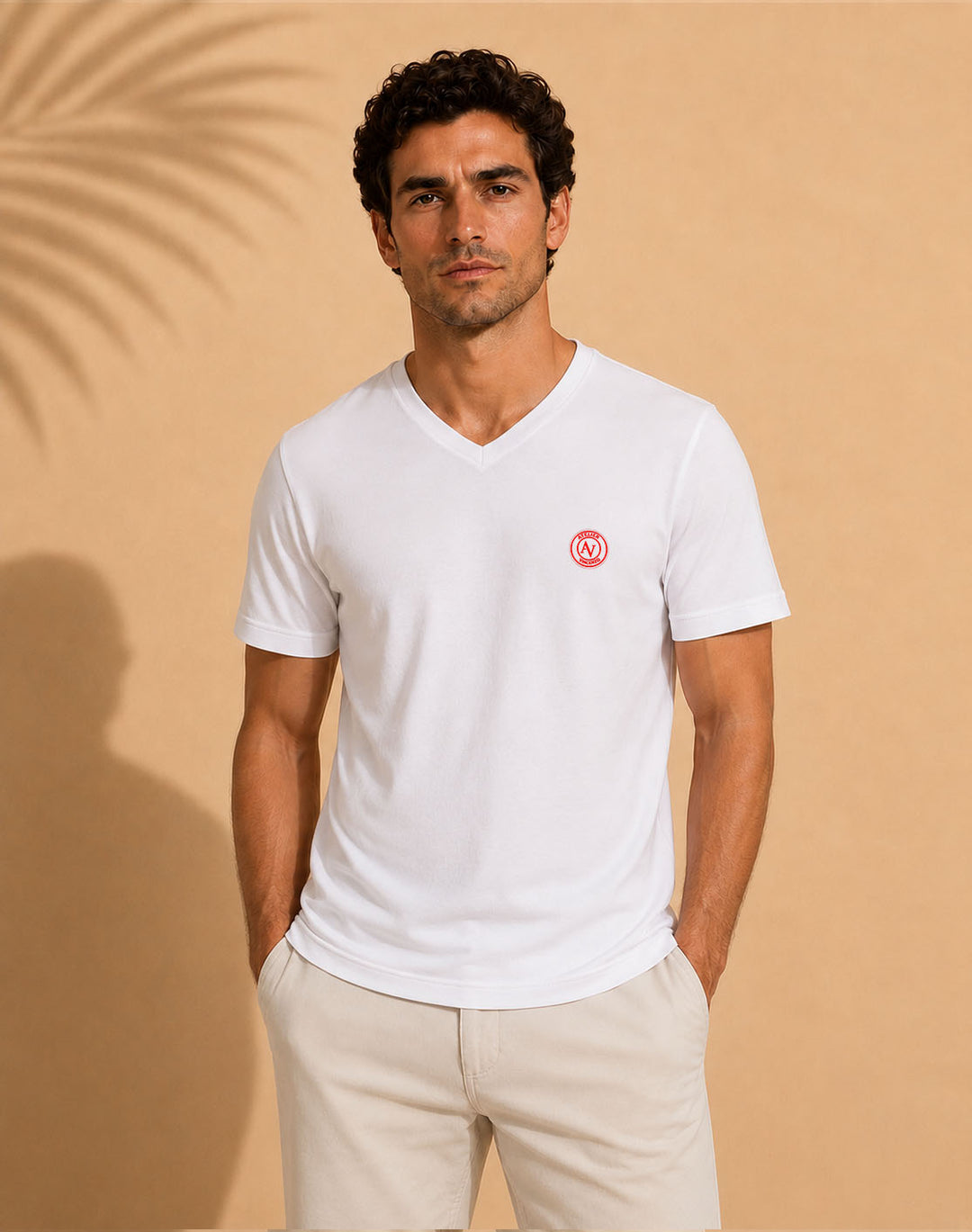 T-Shirt Homme Col V | 180g