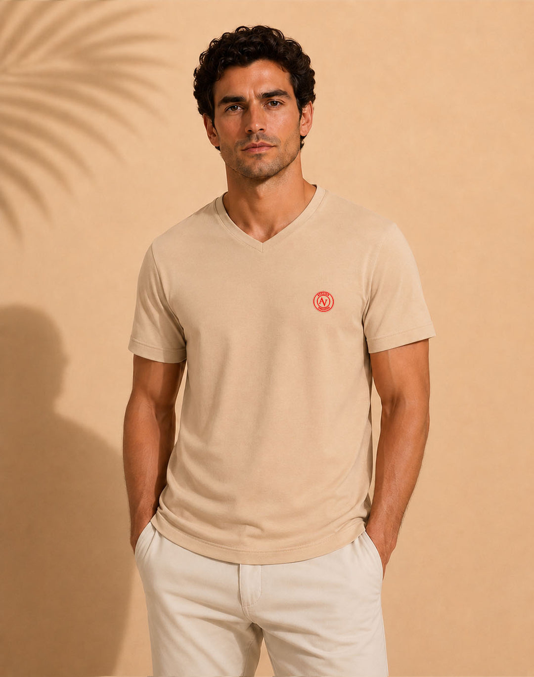 T-Shirt Homme Col V | 180g