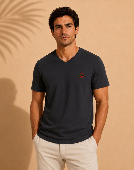 T-Shirt Homme Col V | 180g