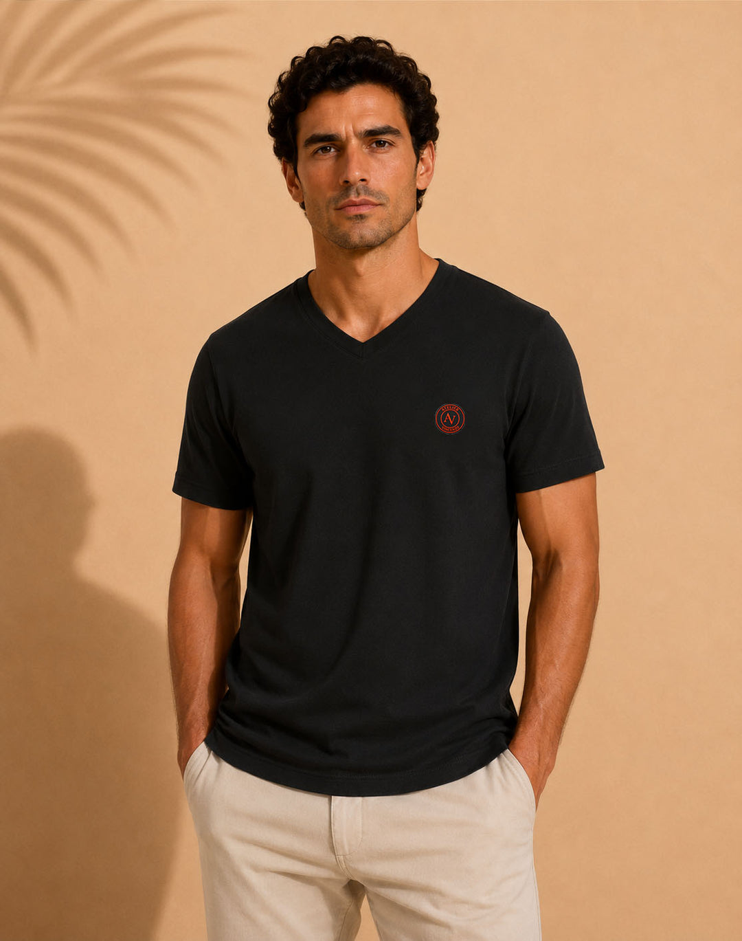 T-Shirt Homme Col V | 180g