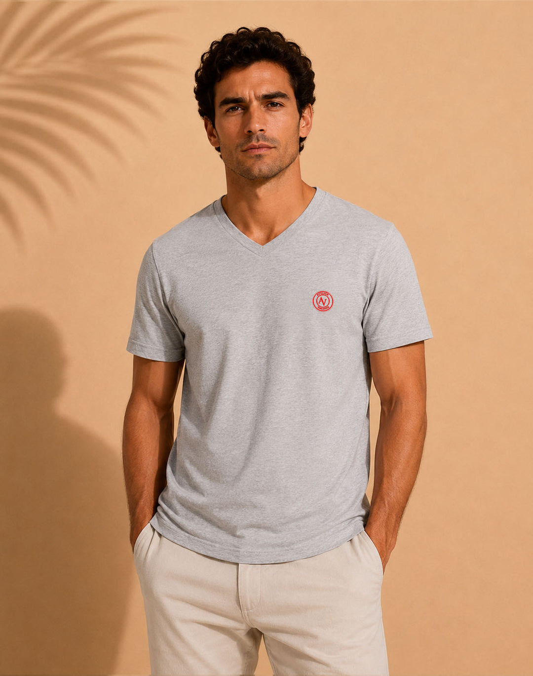 T-Shirt Homme Col V | 180g