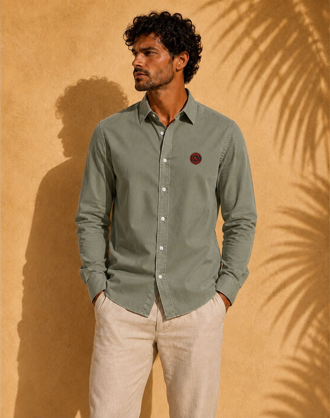 Chemise Délavée Homme