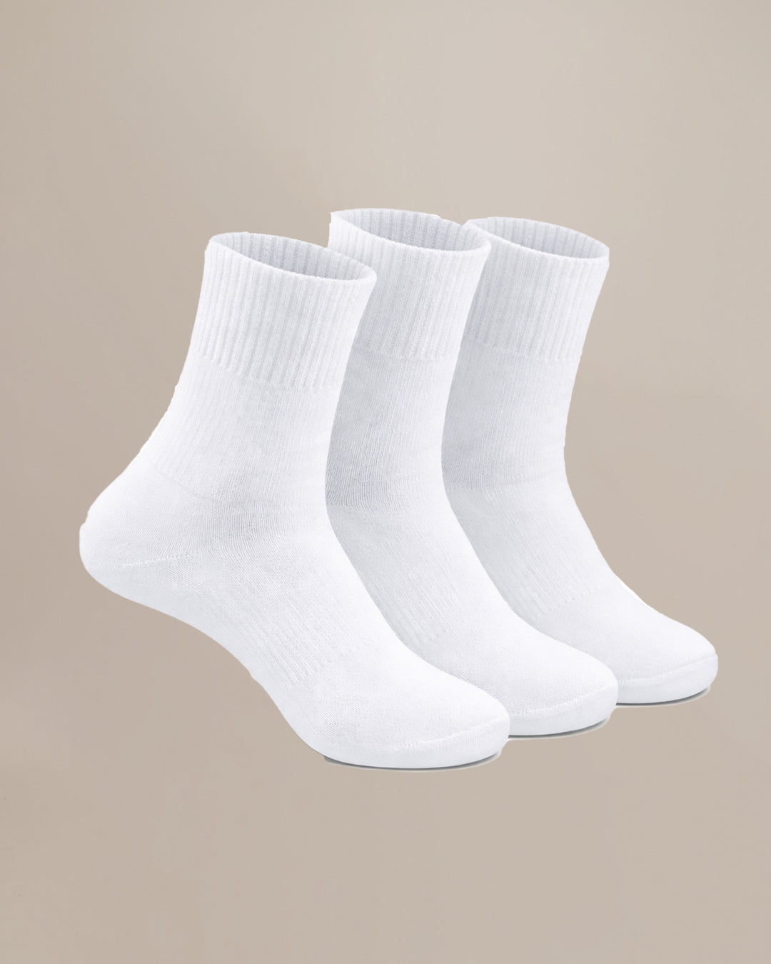 Lot de 3 paires de Chaussettes Blanches 39-42