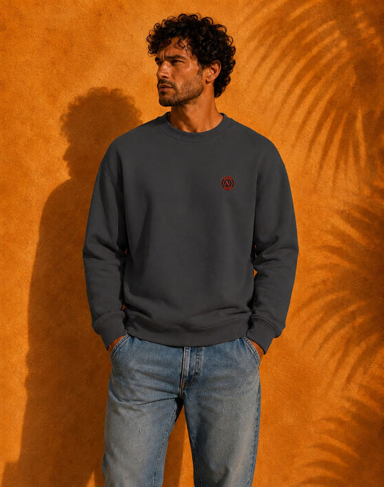 Sweat Col Rond Oversize Unisexe | 300g