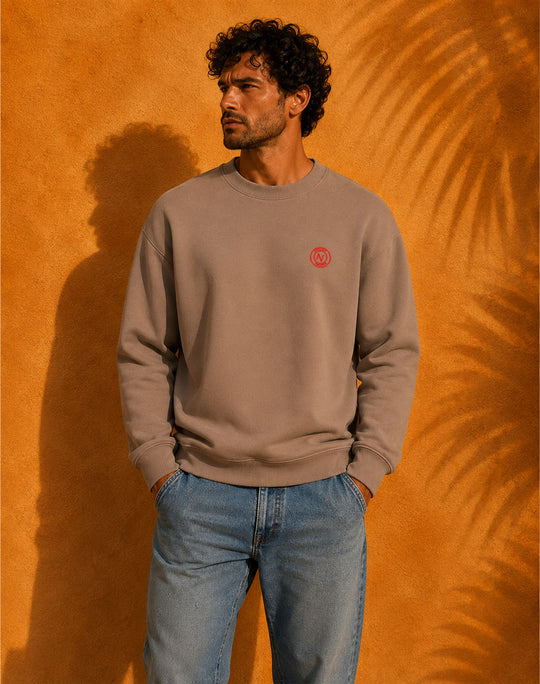 Sweat Col Rond Oversize Unisexe | 300g