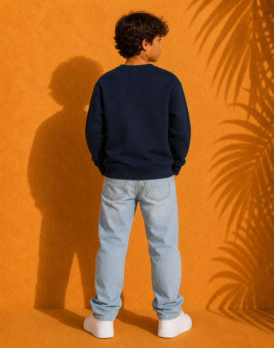 Sweat Col Rond Oversize Enfant Unisexe | 300g
