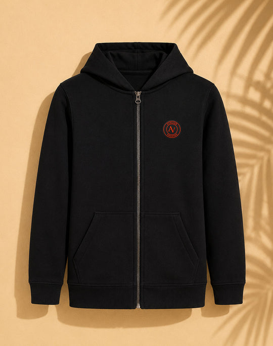 Sweat Zippé à Capuche Enfant Unisexe | 350g