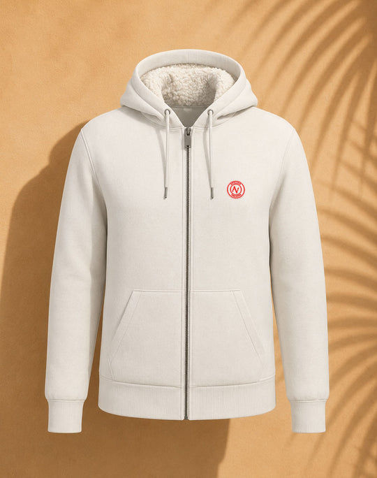 Sweat Zippé à Capuche Sherpa Unisexe | 580g