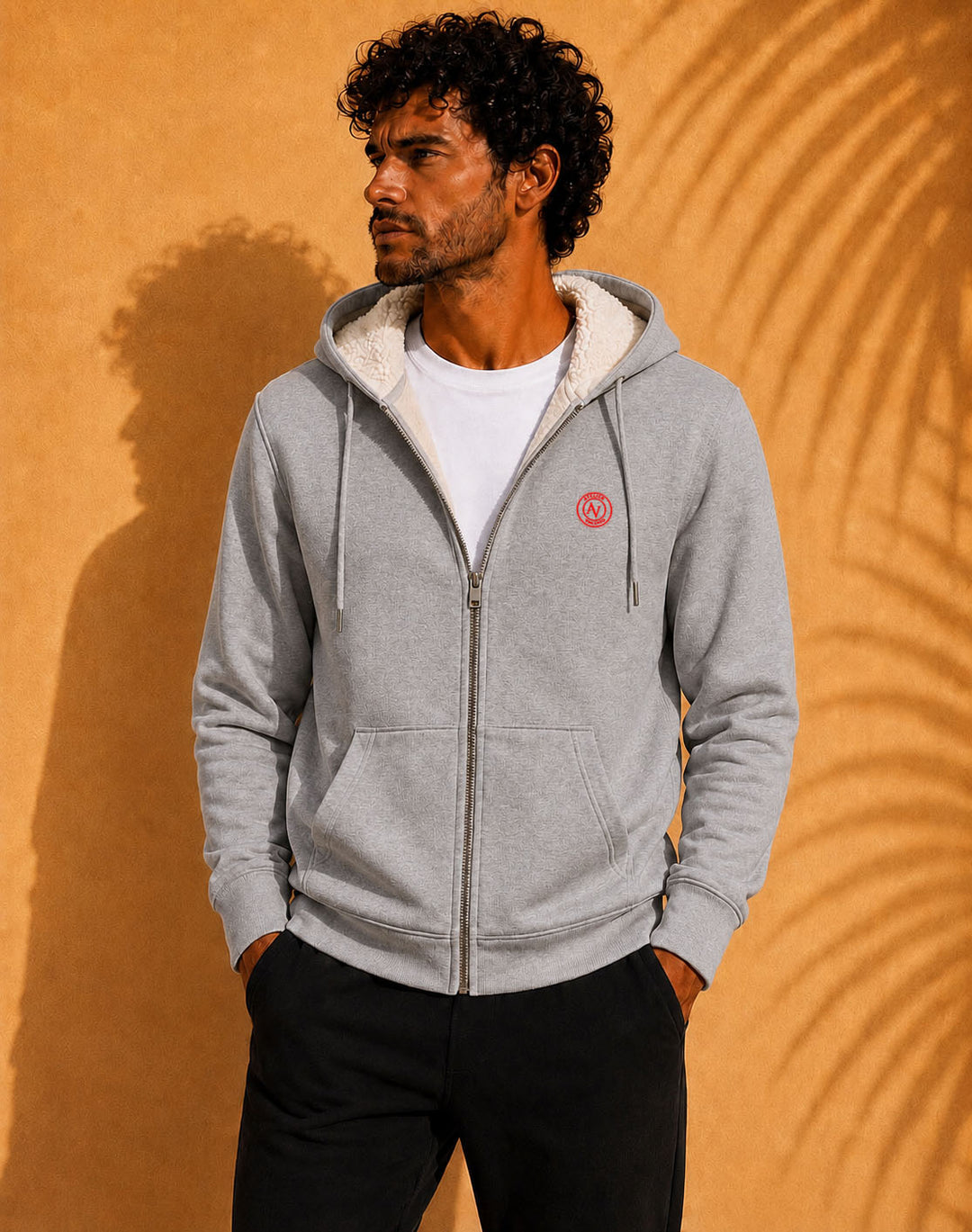 Sweat Zippé à Capuche Sherpa Unisexe | 580g