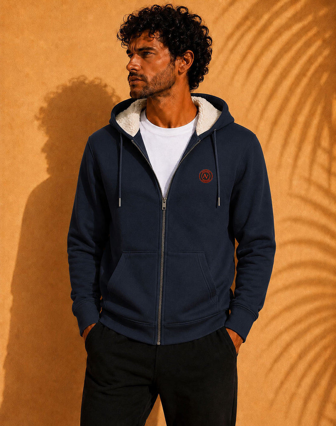 Sweat Zippé à Capuche Sherpa Unisexe | 580g