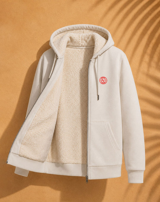 Sweat Zippé à Capuche Sherpa Unisexe | 580g