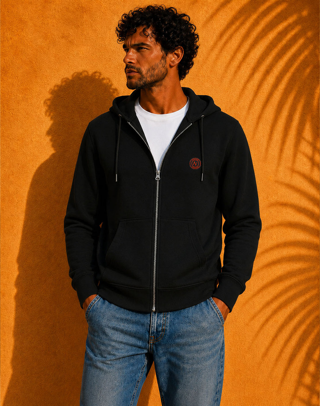 Sweat Zippé à Capuche Unisexe | 350g