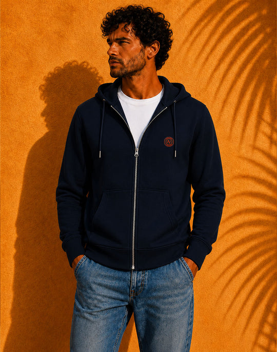 Sweat Zippé à Capuche Unisexe | 350g
