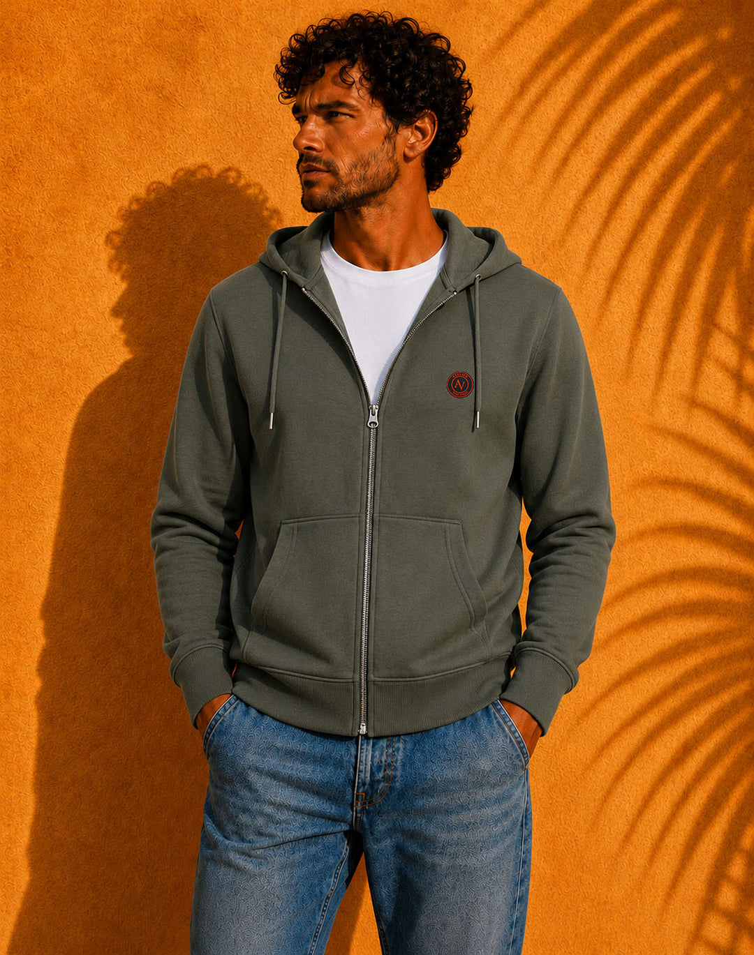 Sweat Zippé à Capuche Unisexe | 350g
