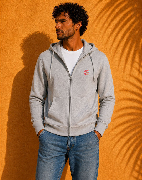 Sweat Zippé à Capuche Unisexe | 350g