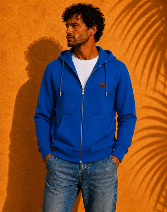 Sweat Zippé à Capuche Unisexe | 350g