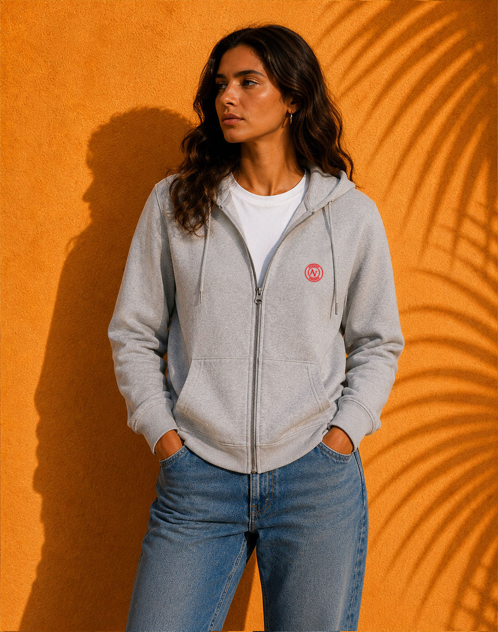 Sweat Zippé à Capuche Unisexe | 350g